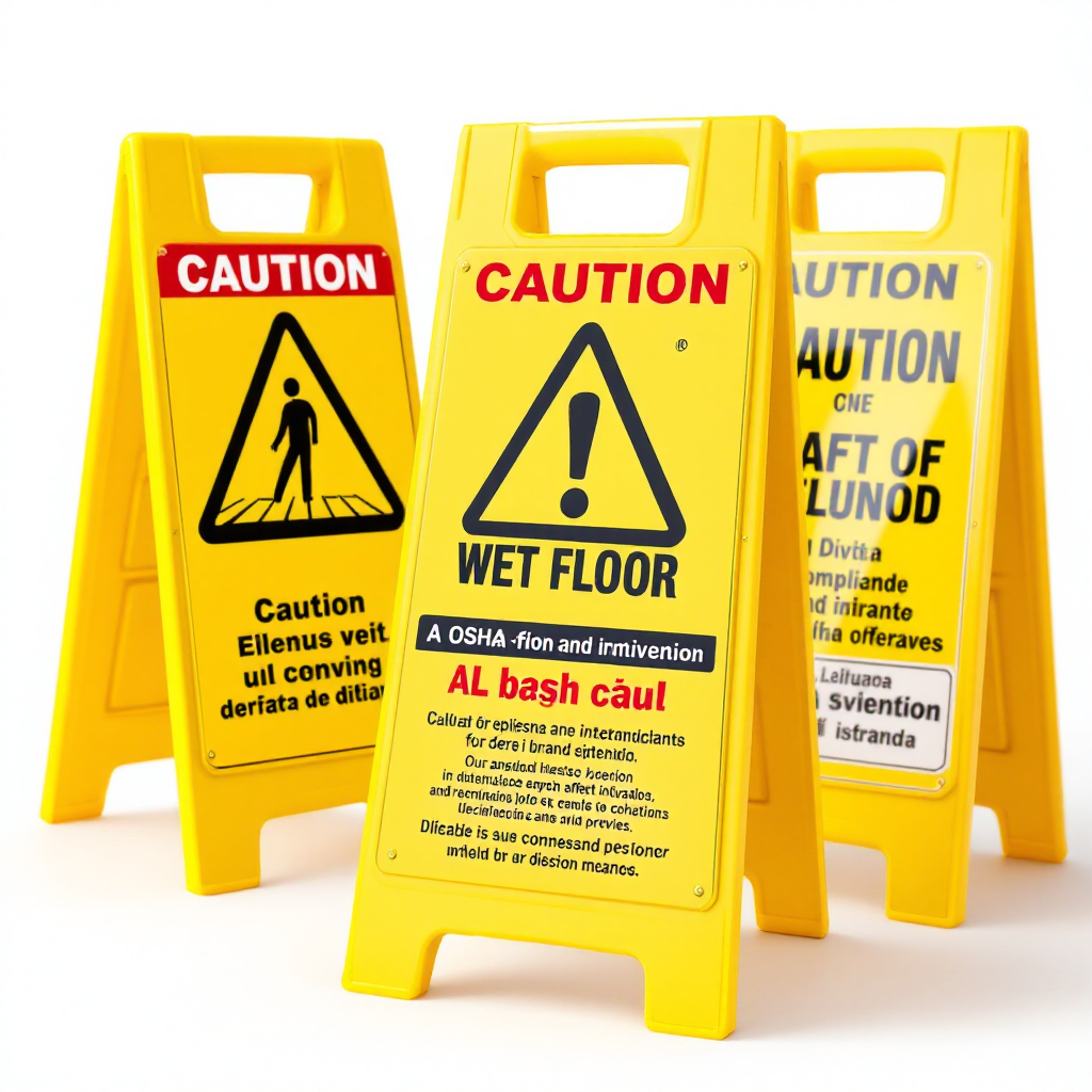 Wet Floor Caution Signs