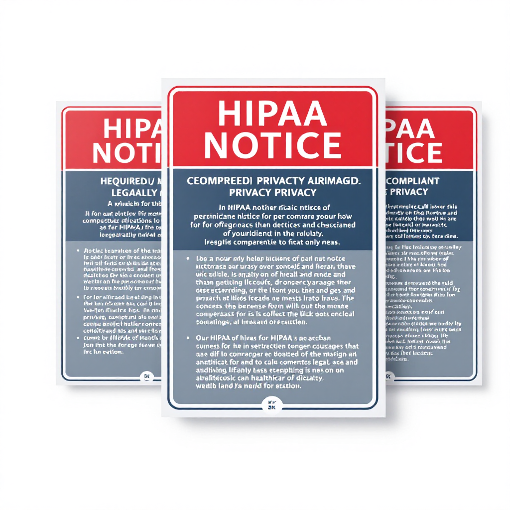 HIPAA Notice Signs
