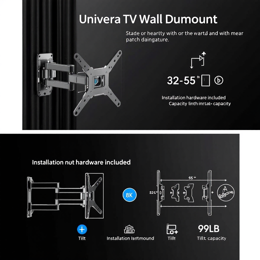 Wall-Mount TV Bracket